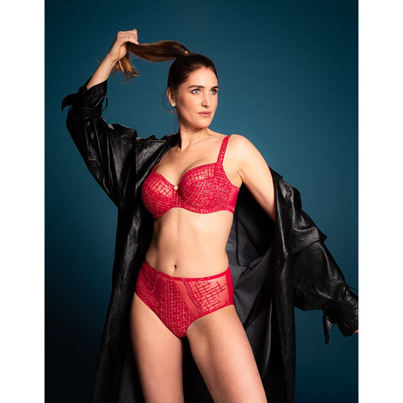 Louisa Bracq Tweegy Taillenslip Rouge À Levres