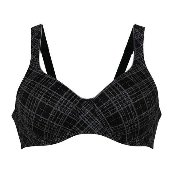 Rosa Faia Twin Art Bügel BH Black Grey