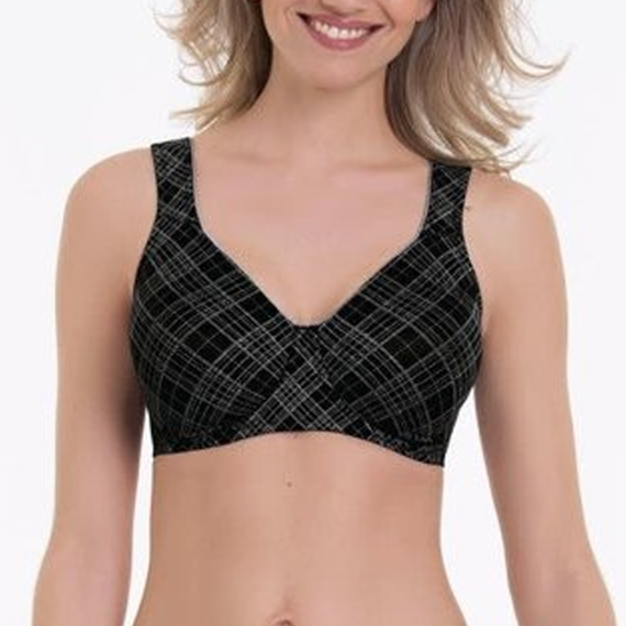 Rosa Faia Twin Art Bügel BH Black Grey