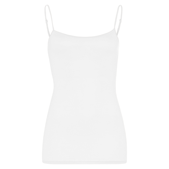 Hanro Ultralight Spaghetti Top White