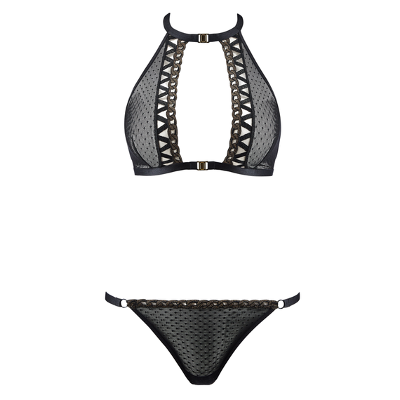 Aubade Unchain Me Up Set Golden Black