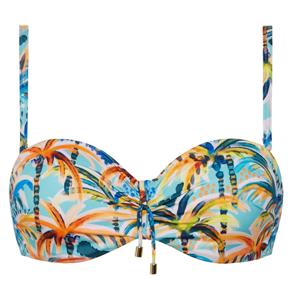 Cyell Under the Palms Bandeau Bikinitop
