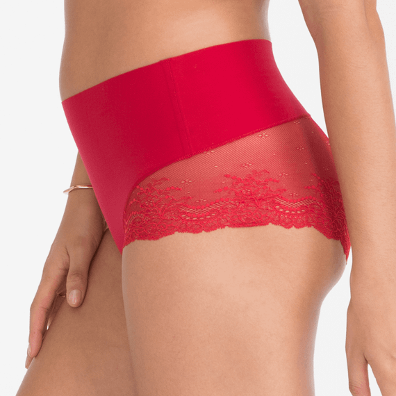 Spanx Undie-tectable Lace Short Rood 