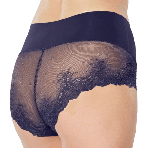 Sapnx Undie-tectable Lace Hipster Midnight Navy