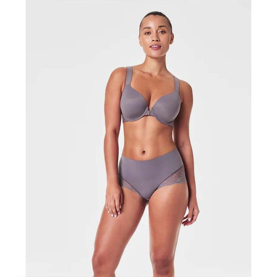Spanx Undie Tectable Lace Short Mythical Grey