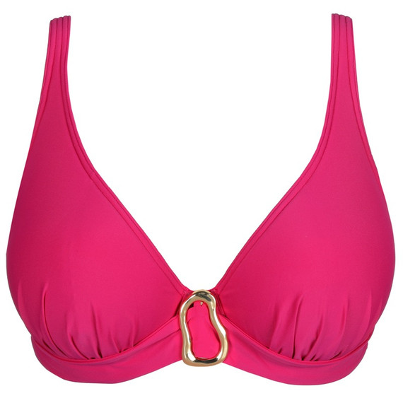 Primadonna Swim Uvita Plunge Bikinitop Deep Magenta