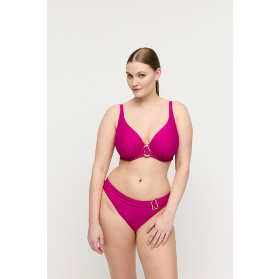 Primadonna Swim Uvita Plunge Bikinitop Deep Magenta