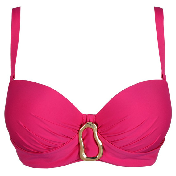 Primadonna Swim Uvita Strapless Bikinitop Deep Magenta