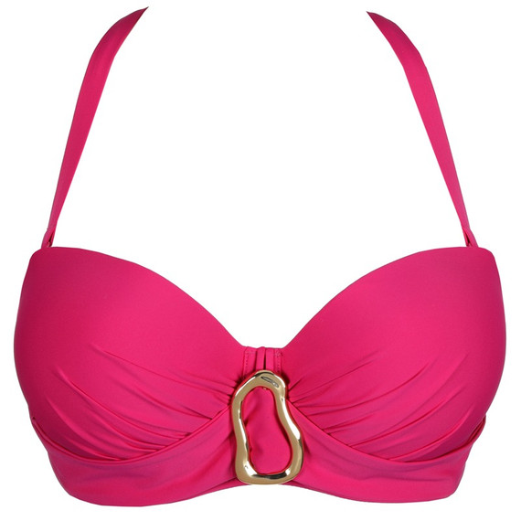 Primadonna Swim Uvita Strapless Bikinitop Deep Magenta