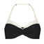 Beachlife Vanilla And Black Bikinitop
