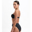 Beachlife Vanilla And Black High Waist Bikinibroekje