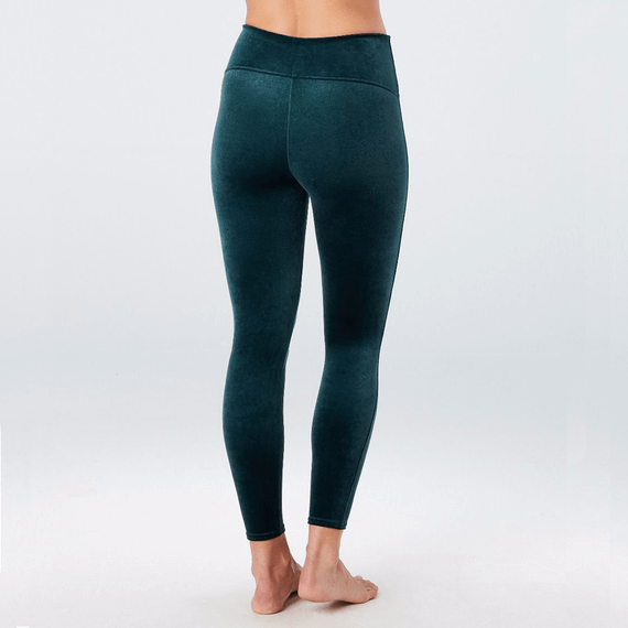 Spanx Velvet Corrigerende Legging Malachite