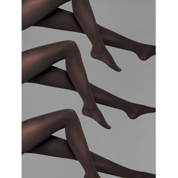 Wolford Velvet de Luxe Panty 66 Denier 3-pack Black