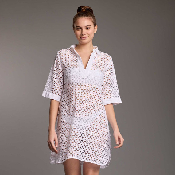 Iconique Vicky Kaftan White