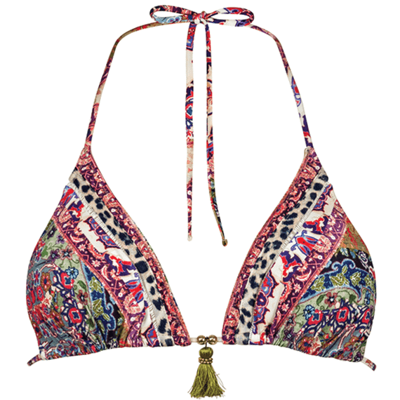 Vintage Boho Triangle Bikinitop
