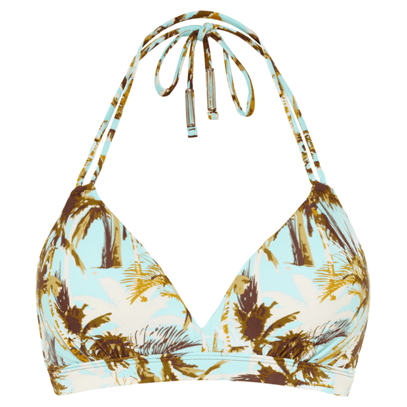 Beachlife Vintage Vacation Padded Triangle Bikinitop