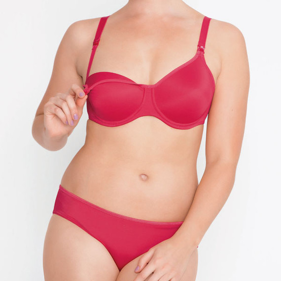 Anita Maternity VoedingsBH met Beugel 5068 en slip Raspberry
