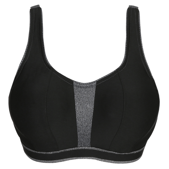 PrimaDonna Sport The Sweater Voorgevormde Sport BH Zwart