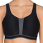 PrimaDonna Sport The Sweater Voorgevormde Sport BH Zwart