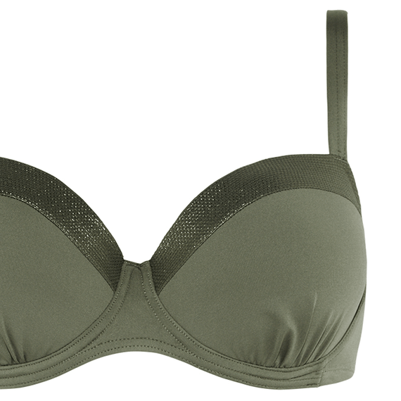 Cyell Luxury Essentials Voorgevormde Bikinitop Taupe