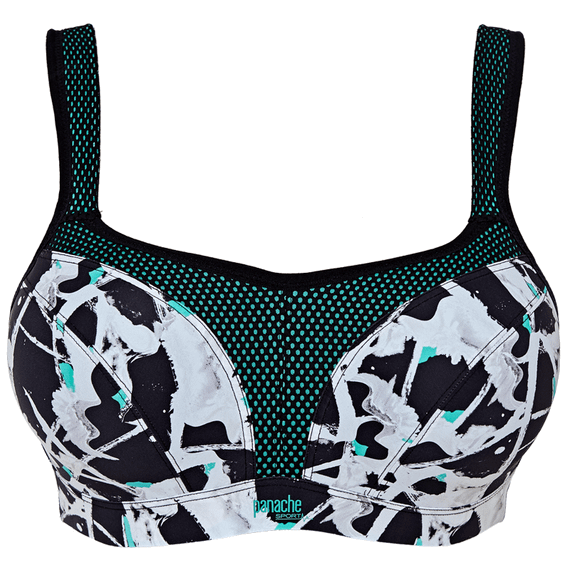 Panache Sport Voorgevormde Sport BH Graffiti Print
