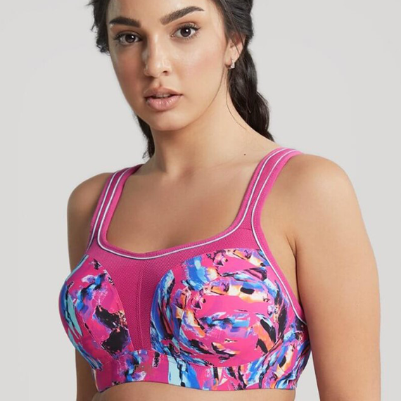 Panache Sport Vorgefomter Sport BH Abstract Orchid