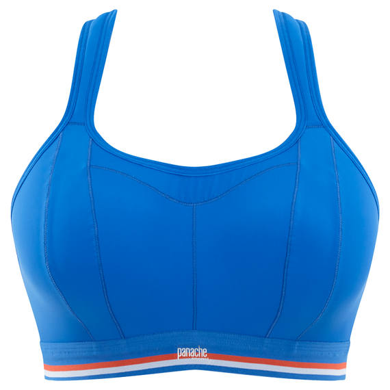 Panache Sport Voorgevormde Sport BH Zonder Beugels Retro Blue
