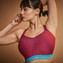 Panache Sport Voorgevormde Sport BH Zonder Beugels Cranberry