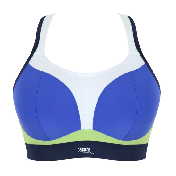 Panache Sport Boundless Voorgevormde Sport BH Zonder Beugels Blue