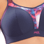 Panache Voorgevormde Sport BH Zonder Beugels Navy Multi