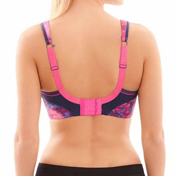 Panache Voorgevormde Sport BH Zonder Beugels Navy Multi