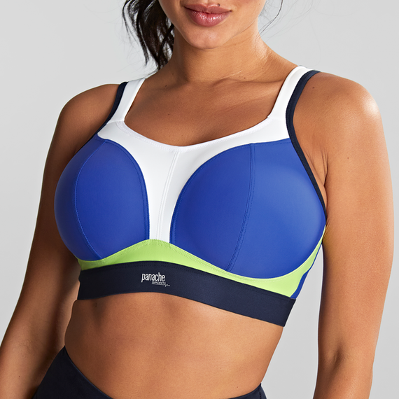 Panache Sport Boundless Voorgevormde Sport BH Zonder Beugels Blue