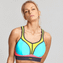 Panache Sport Voorgevormde Sport BH Zonder Beugels Aqua Multi