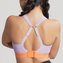 Panache Sportware Vorgeformte Sport BH ohne Bügel Lilac Orange