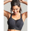 Panache Sport Boundless Voorgevormde Sport BH Zonder Beugels Black