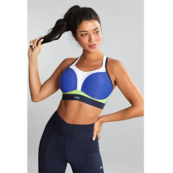 Panache Sport Boundless Voorgevormde Sport BH Zonder Beugels Blue