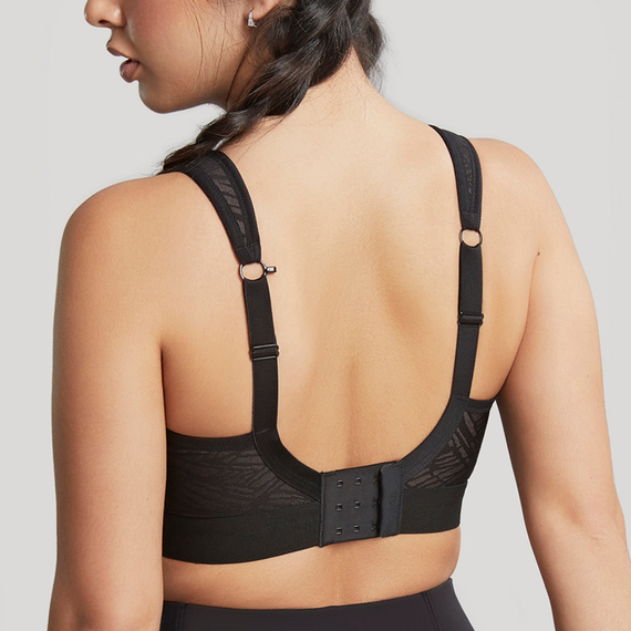 Panache Voorgevormde Sport BH Zonder Beugel Black Latte