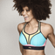 Panache Sport Voorgevormde Sport BH Zonder Beugels Aqua Multi