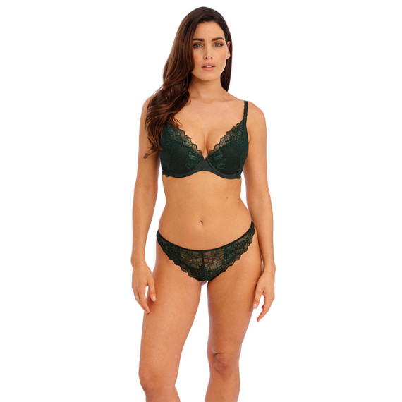 Wacoal Lace Perfection Push-up BH Botanical Green