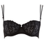 Aubade Wandering Love Half Cup BH Black 