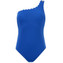 Annadiva Swim Waves One Shoulder Badpak Royal Blue