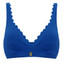 Annadiva Swim Waves Plunge Bralette Royal Blue