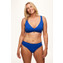 Annadiva Swim Waves Plunge Bralette Royal Blue