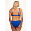 Annadiva Swim Waves Plunge Bralette Royal Blue