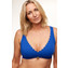 Annadiva Swim Waves Plunge Bralette Royal Blue