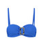Cyell Badmode Wavy Blue Bandeau Bikinitop