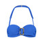 Cyell Badmode Wavy Blue Bandeau Bikinitop