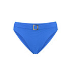 Wavy Blue Hoog Bikinibroekje