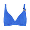 Cyell Badmode Wavy Blue Plunge Bikinitop