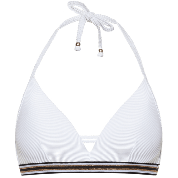 White Padded Triangle Bikinitop